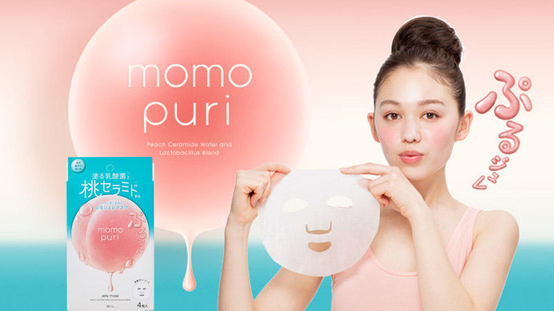 Mặt nạ dưỡng ẩm Momo Puri Jelly Mask 4 miếng